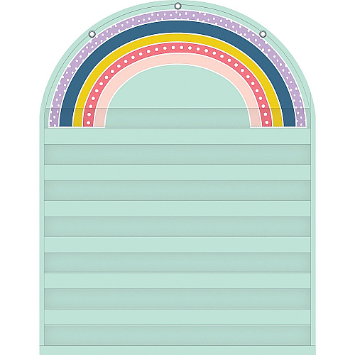 Teacher Created Resources Oh Happy Day Rainbow 7 Pocket Chart Skill Learning: Rainbow - 1 Each (20100)