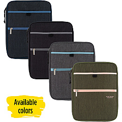 Mead Five Star Carry-All Zipper Binder 1" Binder Capacity - 225 Sheet Capacity - 3 Ring - Fastener: Ring - 4 Divider - Polyester - Multi-colored - Pocket, Punched, Durable, Zipper Closure - 1 Each (29092) Mead Five Star Carry-All Zipper Binder 1" Binder Capacity - 225 Sheet Capacity - 3 Ring - Fastener: Ring - 4 Divider - Polyester - Multi-colored - Pocket, Punched, Durable, Zipper Closure - 1 Each (29092)
