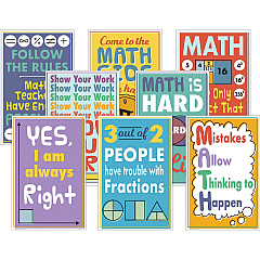 Teacher Created Resources Math Fun Posters (P176) Teacher Created Resources Math Fun Posters (P176)
