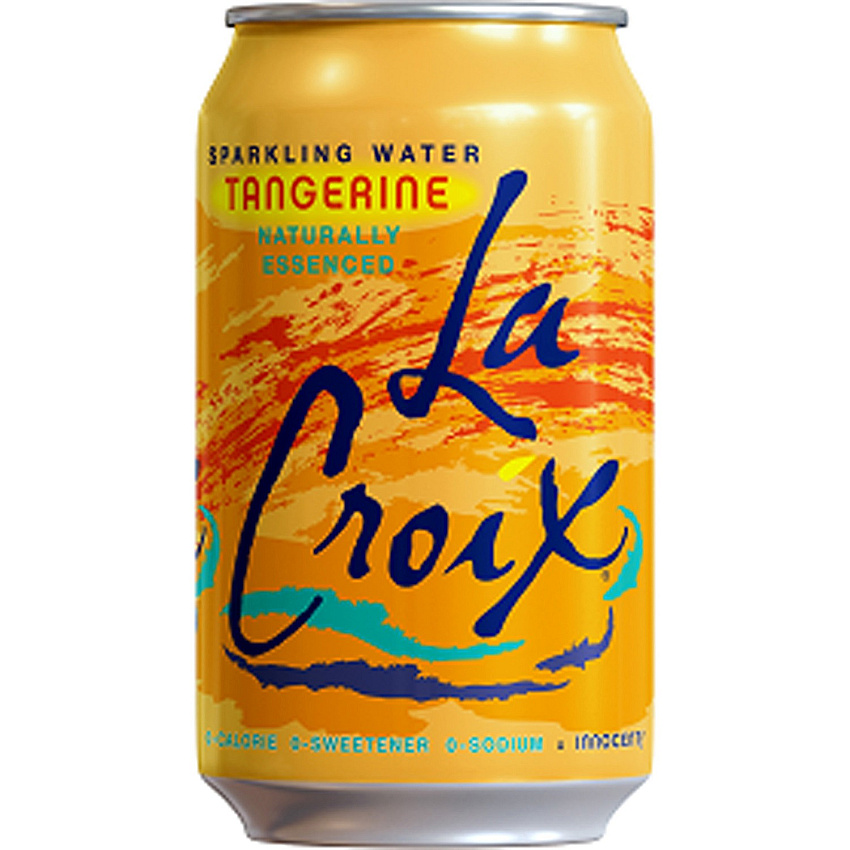 LaCroix Tangerine Flavored Sparkling Water Ready-to-Drink - 12 fl oz (355 mL) - Tangerine - 12/Pack - 2 / Carton (40106)