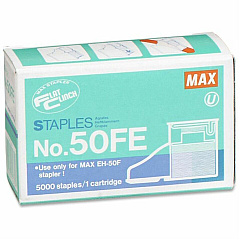MAX Flat Clinch Heavy-Duty Stapler Cartridge Heavy Duty - 5/16" Leg - 3/8" Crown - 5000 / Box (50FE) MAX Flat Clinch Heavy-Duty Stapler Cartridge Heavy Duty - 5/16" Leg - 3/8" Crown - 5000 / Box (50FE)