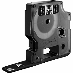 Dymo D1 Electronic Tape Cartridge 1/2" Width x 23 ft Length - Rectangle - Thermal Transfer - Glossy - Black, White - Plastic - 1 Each (S0720610) Dymo D1 Electronic Tape Cartridge 1/2" Width x 23 ft Length - Rectangle - Thermal Transfer - Glossy - Black, White - Plastic - 1 Each (S0720610)