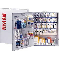 First Aid Only XL SC Business First Aid Cabinet 666 x Piece(s) For 150 x Individual(s) - 5" Height x 16" Width x 21" Depth - Steel Case - White - 1 Each (90829021) First Aid Only XL SC Business First Aid Cabinet 666 x Piece(s) For 150 x Individual(s) - 5" Height x 16" Width x 21" Depth - Steel Case - White - 1 Each (90829021)