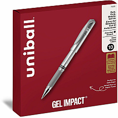 uni-ball uniball™ Signo Gel Impact Pen Set, Bold Point (1.0mm), Assorted Ink, 10 Pack 1.0 mm Bold Pen Point - Assorted Ink - Gel-based - 10 / Pack (70295) uni-ball uniball™ Signo Gel Impact Pen Set, Bold Point (1.0mm), Assorted Ink, 10 Pack 1.0 mm Bold Pen Point - Assorted Ink - Gel-based - 10 / Pack (70295)