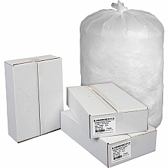 Everyday Genuine Joe High-Density Can Liners 30 gal Capacity - 36" Length x 30" Width x 0.43 mil (11 Micron) Thickness - High Density - Natural - Resin - Office Waste, Receptacle - 500 / Carton (HD303713)