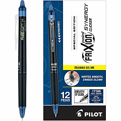 FriXion Synergy Clicker Erasable Gel Pen Extra Fine Pen Point - Retractable - Erasable - Navy Ink - Thermosensitive Gel Ink - Document, Calendar, Planner - 12 / Dozen (17366)