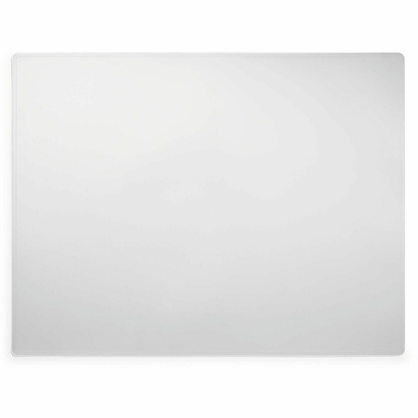 DURABLE Desk Mat 650x500mm Contoured Edges PP Office - 19.69" Length x 25.59" Width - Rectangular - Polypropylene, Plastic - Transparent - 1 Each (712319)
