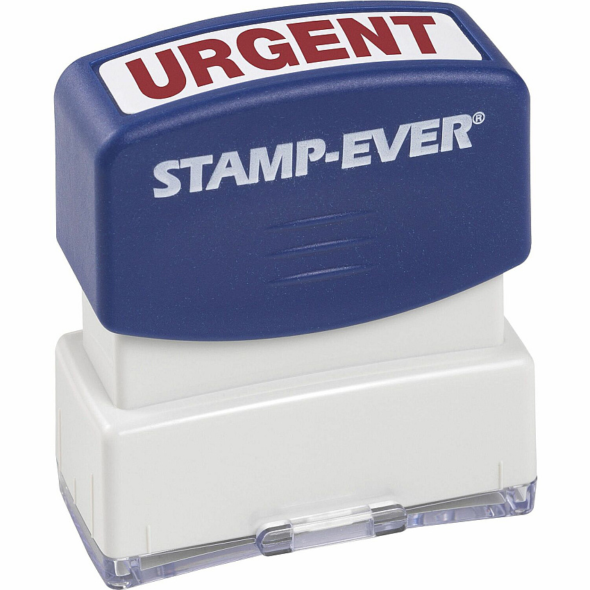 Trodat Pre-inked URGENT Message Stamp Message Stamp - URGENT - 0.56" Impression Width x 1.69" Impression Length - Red - 1 Each (5967)