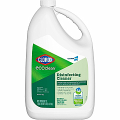 CloroxPro™ EcoClean Disinfecting Cleaner Refill 128 fl oz (4 quart) - Refillable, Disinfectant, Bleach-free, Alcohol-free, Phosphate-free - Green, White - 1 Each (60094)