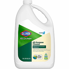 CloroxPro™ EcoClean All-Purpose Cleaner Refill 128 fl oz (4 quart) - Bio-based, Paraben-free, Dye-free, Phthalate-free, Chemical-free, Fume-free, Residue-free, Refillable - Green, White - 1 Each (60278) CloroxPro™ EcoClean All-Purpose Cleaner Refill 128 fl oz (4 quart) - Bio-based, Paraben-free, Dye-free, Phthalate-free, Chemical-free, Fume-free, Residue-free, Refillable - Green, White - 1 Each (60278)