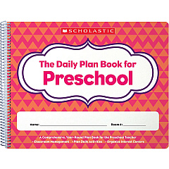 Scholastic Daily Plan Book for Preschool Academic - Natural - 1 Each (1338064584) Scholastic Daily Plan Book for Preschool Academic - Natural - 1 Each (1338064584)