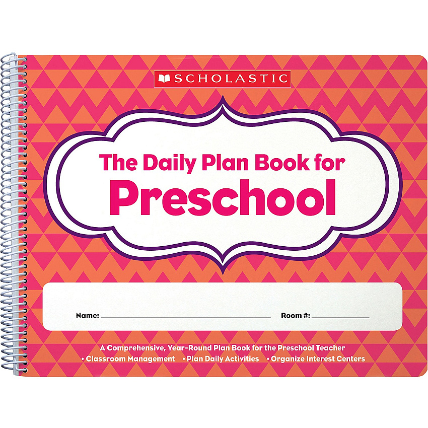 Scholastic Daily Plan Book for Preschool Academic - Natural - 1 Each (1338064584)