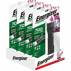 Energizer Rechargeable Tactical Flashlight, TacR700 LED - 700 lm Lumen - Lithium Ion (Li-Ion) - Battery Rechargeable - Battery - Aircraft Aluminum, Metal - Black - 1 Each (ENPMTRL8HD) Energizer Rechargeable Tactical Flashlight, TacR700 LED - 700 lm Lumen - Lithium Ion (Li-Ion) - Battery Rechargeable - Battery - Aircraft Aluminum, Metal - Black - 1 Each (ENPMTRL8HD)