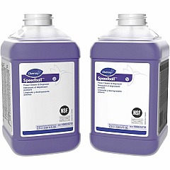 Diversey Speedball Power Cleaner & Degreaser Concentrate - 84.5 fl oz (2.6 quart) - Fresh Lemon, Citrus Scent - Butyl-free, Rinse-free, Residue-free, Heavy Duty - Purple - 2 / Carton (100835210)