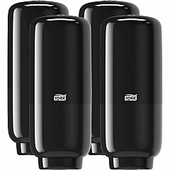 TORK Foam Skincare Auto Dispenser w/Sensor Automatic - Hygienic, Lockable, Wall Mountable, Touch-free, Refill Indicator - Black - 4 / Carton (571608CT)