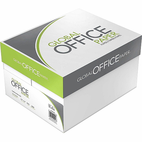 Global Office Premium Multipurpose Paper 96 Brightness - 8 1/2" x 14" - White - 500 Sheets per Ream - 10 / Carton (GO851420)