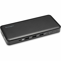 Kensington USB-C Triple Video Docking Station for Notebook, Monitor - USB Type C - 3 Displays Supported - 4K, Full HD - 3840 x 2160, 1920 x 1080 - USB Type-C - Black - Wired - Windows 10 - 85W - 1 Each (33480) Kensington USB-C Triple Video Docking Station for Notebook, Monitor - USB Type C - 3 Displays Supported - 4K, Full HD - 3840 x 2160, 1920 x 1080 - USB Type-C - Black - Wired - Windows 10 - 85W - 1 Each (33480)