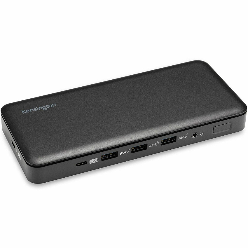 Kensington USB-C Triple Video Docking Station for Notebook, Monitor - USB Type C - 3 Displays Supported - 4K, Full HD - 3840 x 2160, 1920 x 1080 - USB Type-C - Black - Wired - Windows 10 - 85W - 1 Each (33480)