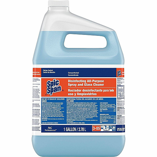 Spic and Span Concentrated Cleaner Ready-To-Use/Concentrate - 128 fl oz (4 quart) - Heavy Duty, Streak-free, Disinfectant - Blue - 2 / Carton (32535)