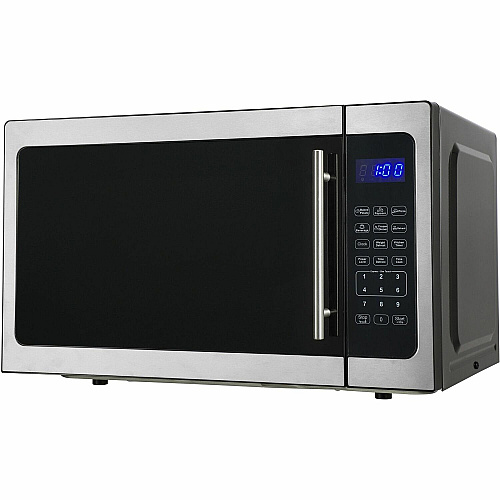 Avanti Microwave Oven 1.5 ft? Capacity - Microwave - 10 Power Levels - 1000 W Microwave Power - FuseStainless Steel - Silver - 1 Each (MT150V3S)