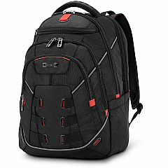 Samsonite Tectonic Nutech Carrying Case Rugged (Backpack) for 11" to 17" Notebook, Tablet, Water Bottle, Umbrella, Card, Accessories - Black (1450891041)