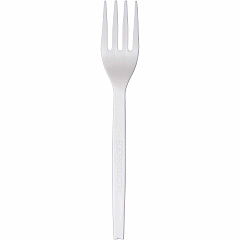 WNA 7" Plant Starch Forks Fork - Breakroom - Plant Starch - Beige - 50/Pack - 20 / Carton (EPS002CT)