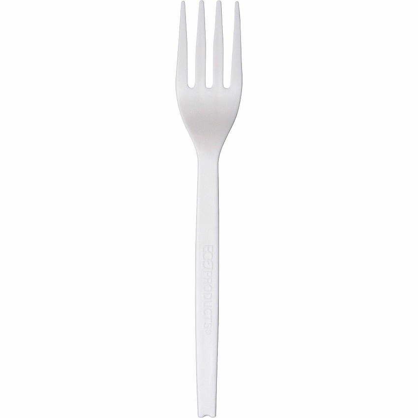WNA 7" Plant Starch Forks Fork - Breakroom - Plant Starch - Beige - 50/Pack - 20 / Carton (EPS002CT)