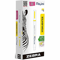 Zebra Pen Mojini Single Ended Highlighters Yellow Ink - 12 / Dozen (70250)