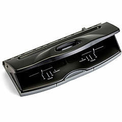 Officemate Diary 6-Hole Punch, Black 8 Sheet - Steel - 3.6" Width x 1.9" Height - Black - 1 Each (90160)