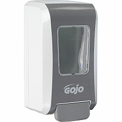 Gojo&reg; Push-Style FMX-20 Foam Soap Dispenser 2.11 quart Capacity - Durable, Rugged, Wall Mountable, Easy-to-load - White, Gray - 1 Each (527006)