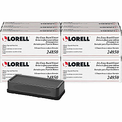 Lorell Dry-Erase Board Erasers Black - 12 / Box (LLR24850BX) Lorell Dry-Erase Board Erasers Black - 12 / Box (LLR24850BX)