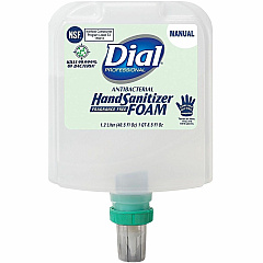 Dial Professional Hand Sanitizer Foam Refill 1.27 quart - Bottle Dispenser - Bacteria Remover - Hand - White - Fragrance-free, Dye-free - 1 Each (19717) Dial Professional Hand Sanitizer Foam Refill 1.27 quart - Bottle Dispenser - Bacteria Remover - Hand - White - Fragrance-free, Dye-free - 1 Each (19717)