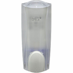 Dial Professional Liter Dispenser Manual - 1.06 quart Capacity - Antimicrobial, Locking Mechanism, Vandal Resistant, Push Button - Ice - 1 Each (03920)