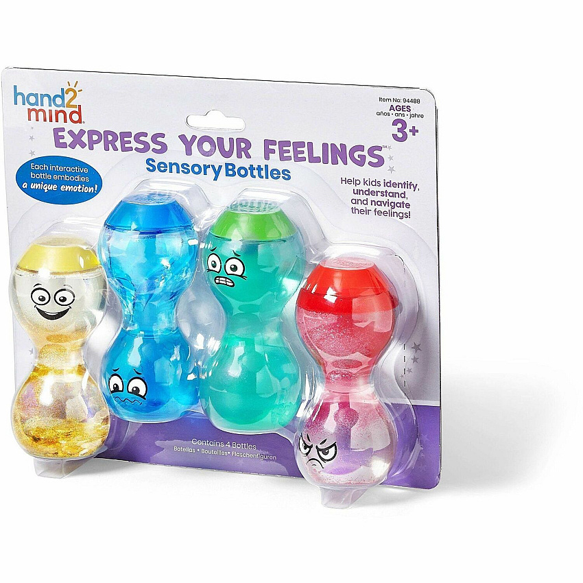 Learning Resources Express Your Feelings Sensory Bottles Theme/Subject: Learning - Skill Learning: Feeling, Emotion, Self Awareness - 3+ - 4/Set - 1 Each (94488)