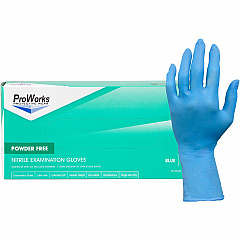 ProWorks Nitrile Powder-Free Exam Gloves 8 mil Thickness x 12" Glove Length - X-Large Size - For Right/Left Hand - Nitrile - Blue - Non-sterile, Wear Resistant, Tear Resistant, Durable, Latex-free, Heavyweight - For Automotive, Aerospace, Exa (N108EPFXLG) ProWorks Nitrile Powder-Free Exam Gloves 8 mil Thickness x 12" Glove Length - X-Large Size - For Right/Left Hand - Nitrile - Blue - Non-sterile, Wear Resistant, Tear Resistant, Durable, Latex-free, Heavyweight - For Automotive, Aerospace, Exa (N108EPFXLG)