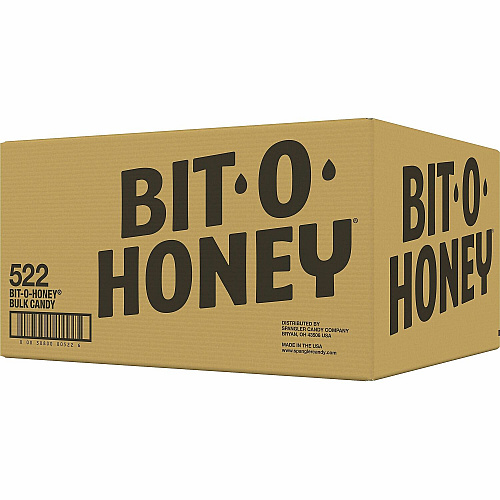 Spangler Bit-O-Honey Candies Honey, Almond - Individually Wrapped - 1 Carton (522)