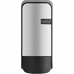 SOAP2O Manual Foam Soap Dispenser Manual - 1.06 quart Capacity - Site Window, Refillable, Lockable, Vandal Resistant - Stainless - 1 Each (7FRBAN)