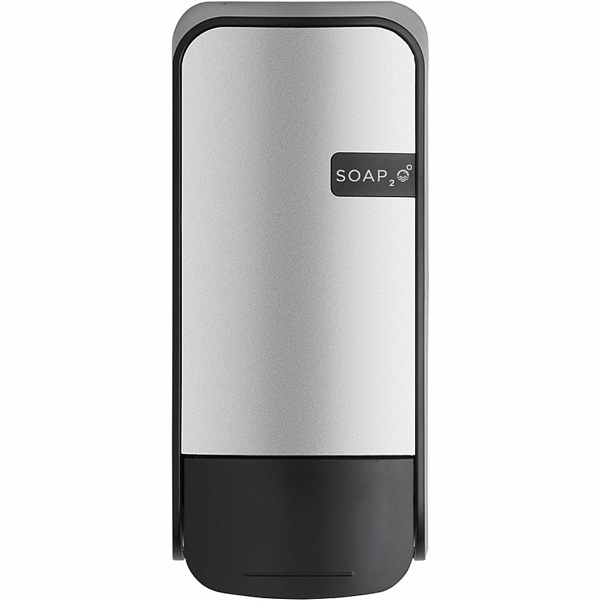 SOAP2O Manual Foam Soap Dispenser Manual - 1.06 quart Capacity - Site Window, Refillable, Lockable, Vandal Resistant - Stainless - 1 Each (7FRBAN)