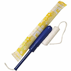 Hospeco Comfort Plus Bulk Regular Tampons Regular - Plastic Applicator - Unscented, Comfortable, Individually Wrapped - 500 / Carton (PR500)