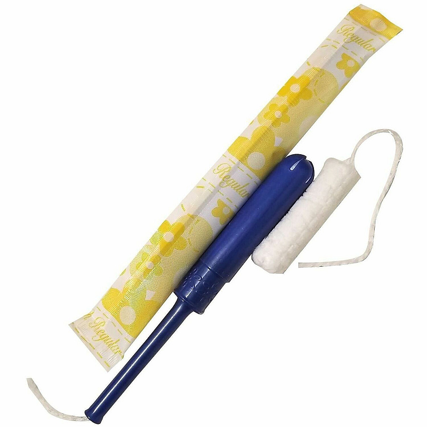 Hospeco Comfort Plus Bulk Regular Tampons Regular - Plastic Applicator - Unscented, Comfortable, Individually Wrapped - 500 / Carton (PR500)
