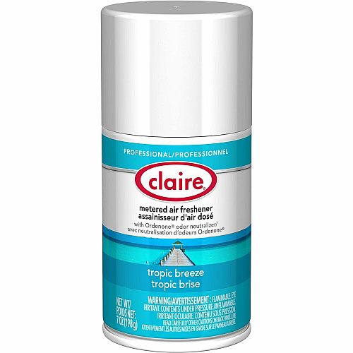 Claire Metered Air Freshener with Ordenone Aerosol - 6000 ft? - 7 fl oz (0.2 quart) - Tropical - 30 Day - Odor Neutralizer - 1 Each (CL105)