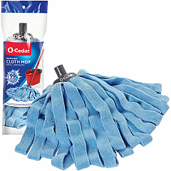 O-Cedar Microfiber Cloth Mop Refill MicroFiber - Blue - 1 Each (149334)