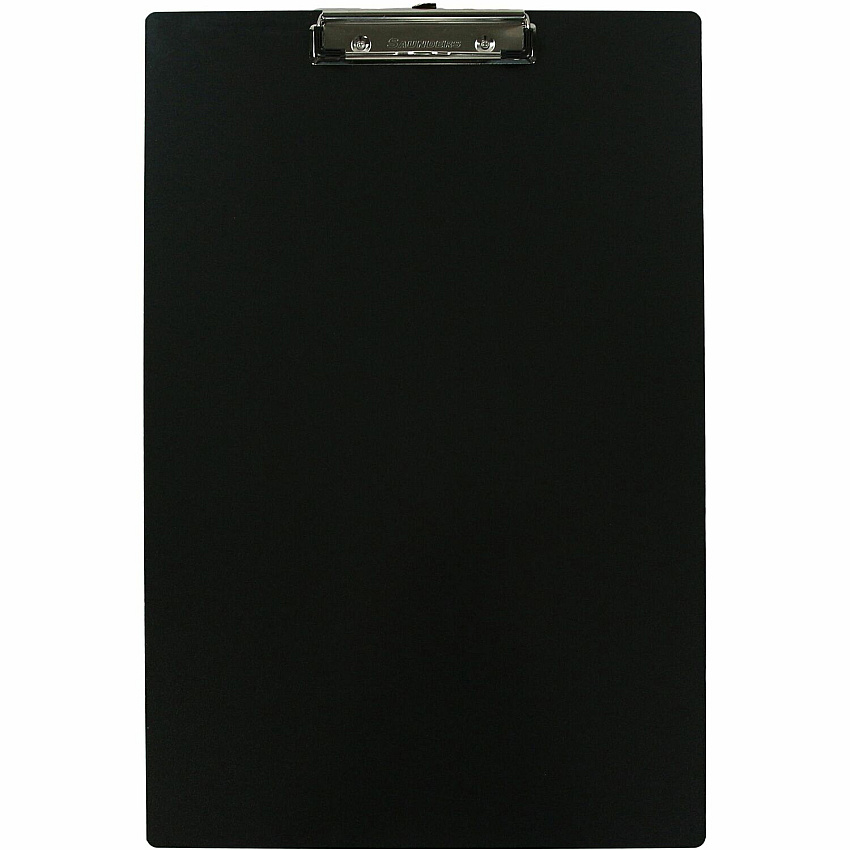 Saunders Aluminum Tabloid Clipboard Storage for Paper - 11" x 17" Sheet Size - Aluminum - Black - 1 Each (23540)