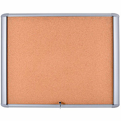 MasterVision Water-Resistant Enclosed Corkboard 30" Board Height x 26.50" Board Width x 0.70" Board Depth - Light Brown Cork Surface - Water Resistant - Gray Anodized Aluminum Frame - 32" Height x 27" Width - 1 Each (VT340601760) MasterVision Water-Resistant Enclosed Corkboard 30" Board Height x 26.50" Board Width x 0.70" Board Depth - Light Brown Cork Surface - Water Resistant - Gray Anodized Aluminum Frame - 32" Height x 27" Width - 1 Each (VT340601760)