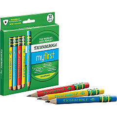 Dixon My First Short Pencils Assorted Barrel - 12 / Box (X33112)