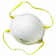 Medline Cone-Style N95 Surgical Respirator Masks Recommended for: Surgical - Regular - Airborne Particle, Flying Particle Protection - Polyester, Metal - White - Fluid Resistant, Disposable, Latex-free - 20 / Box (NON24506AZ) Medline Cone-Style N95 Surgical Respirator Masks Recommended for: Surgical - Regular - Airborne Particle, Flying Particle Protection - Polyester, Metal - White - Fluid Resistant, Disposable, Latex-free - 20 / Box (NON24506AZ)