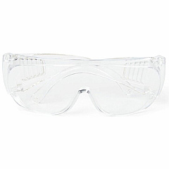 Medline Visitor Safety Glasses Regular - Clear - Latex-free, Comfortable, Disposable - 1 Each (NON24777V) Medline Visitor Safety Glasses Regular - Clear - Latex-free, Comfortable, Disposable - 1 Each (NON24777V)
