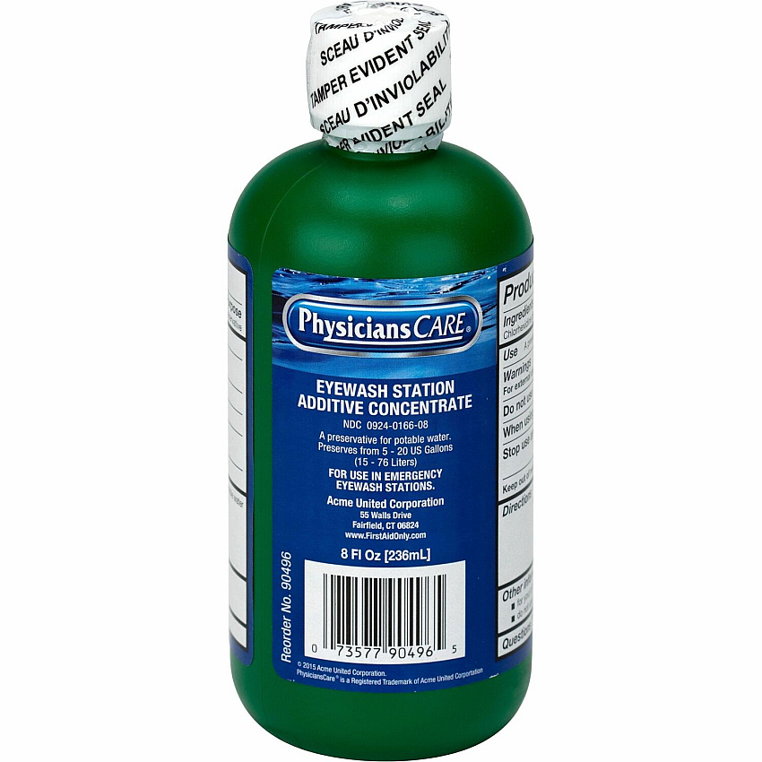 First Aid Only Eyewash Additive Concentrate 8 fl oz - 1 Each (90496)