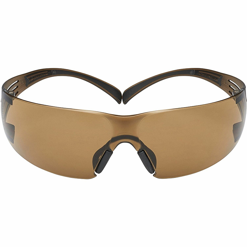 3M SecureFit Protective Eyewear Recommended for: Eye, Indoor/Outdoor - Fog, UVA, UVB, UVC Protection - Polycarbonate - Anti-fog, Comfortable, Soft, Nose Bridge, Impact Resistant, Adjustable Temple - 1 Each (SF405SGAFB)