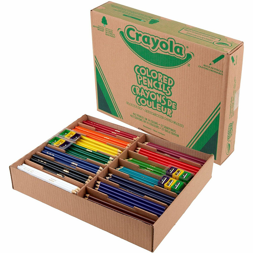 Crayola 462-Piece Class Pack Colored Pencils 462 / Pack (687509)